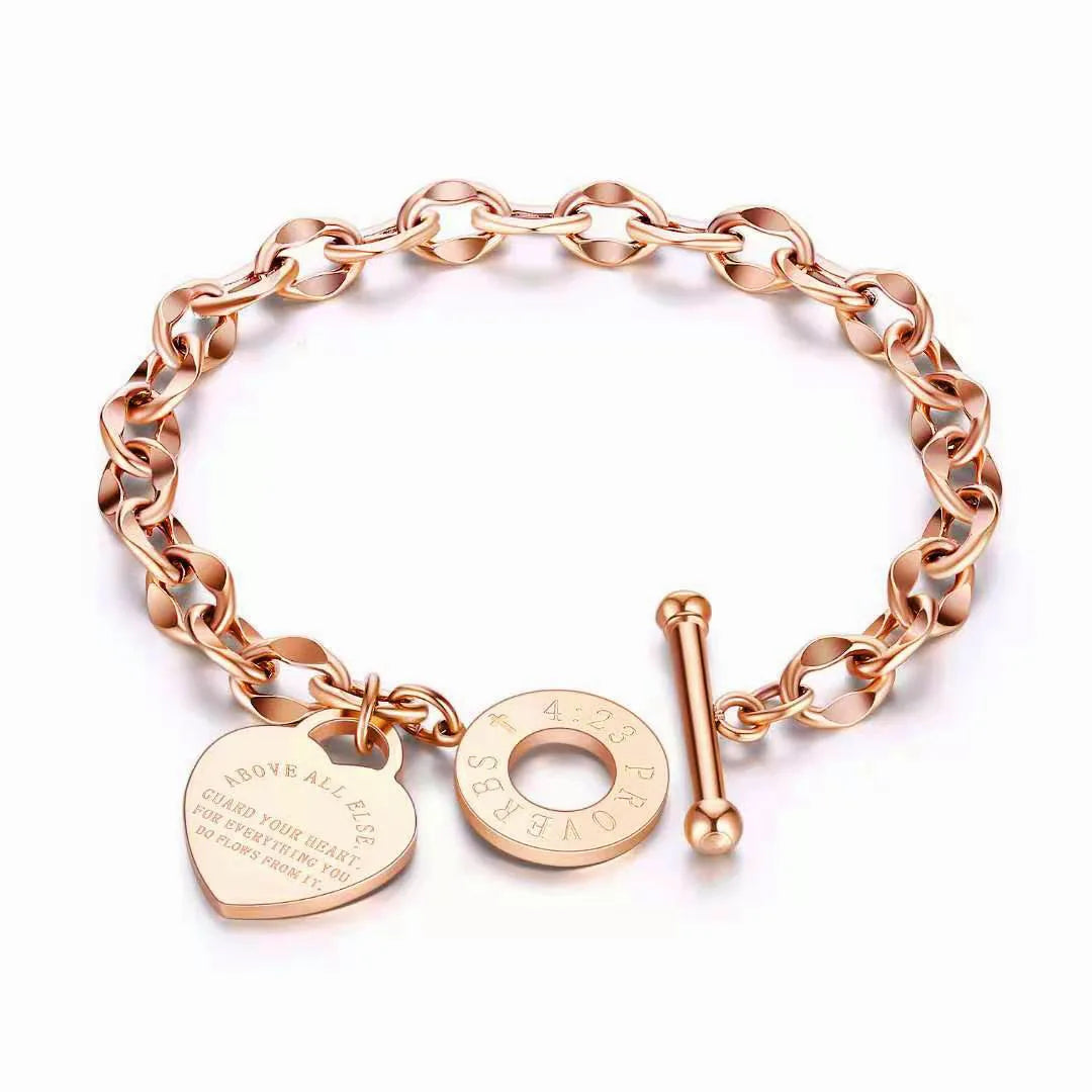 The Bound Heart OT Bracelet