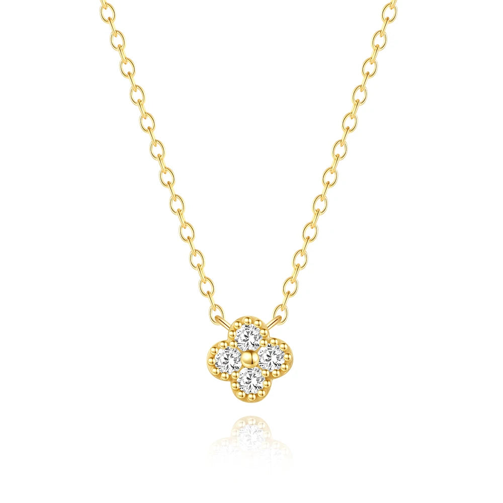 Verdant Clover Solitaire Chain