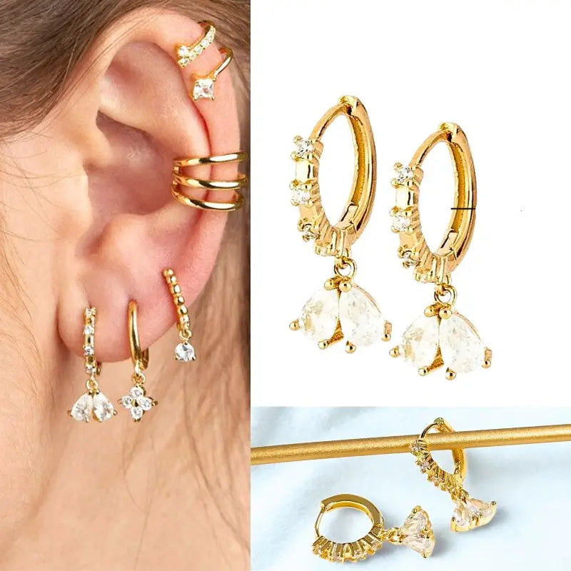 Celestial Sparkle Hoop Collection