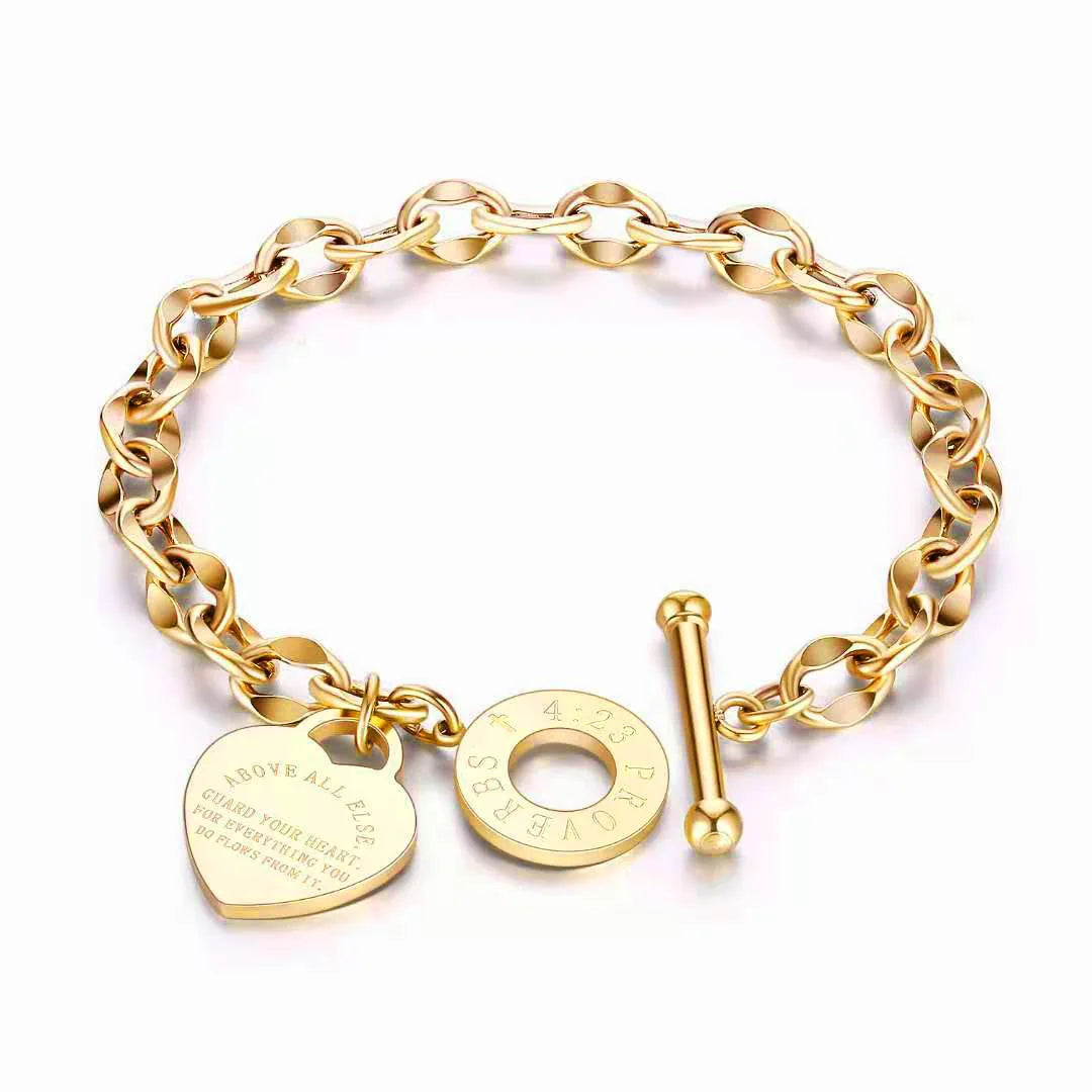 The Bound Heart OT Bracelet