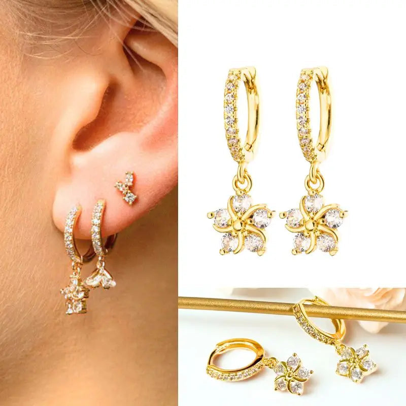 Celestial Sparkle Hoop Collection