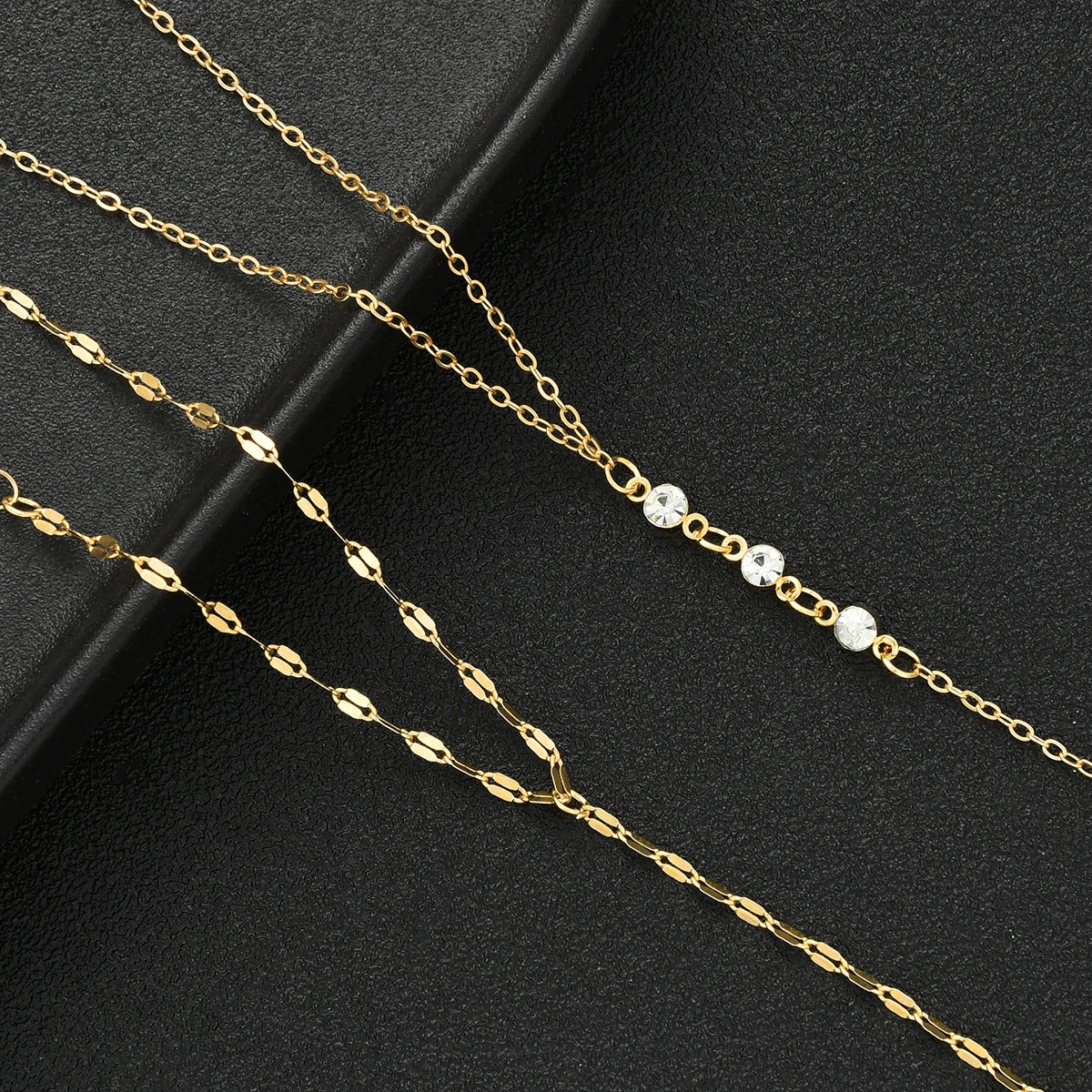 Wanderlust Gold Zircon Hand Harness